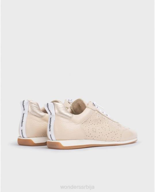 натур/плао беж брит патике Жене Wonders 2NZV281 обућа