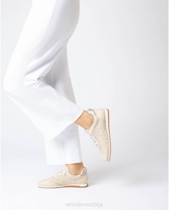 натур/плао беж брит патике Жене Wonders 2NZV281 обућа