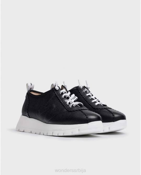 црна црна звезда патике Жене Wonders 2NZV296 обућа