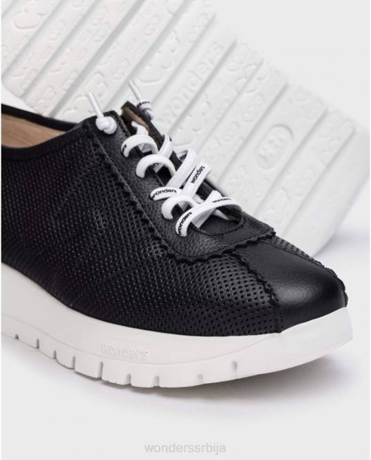 црна црна звезда патике Жене Wonders 2NZV296 обућа