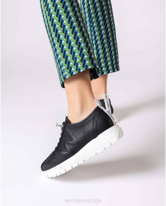 црна црна звезда патике Жене Wonders 2NZV296 обућа