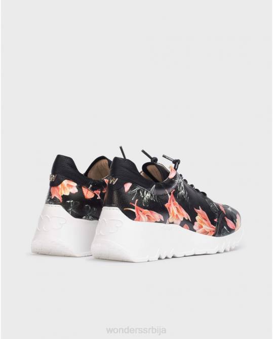 негро флорал глам патике Жене Wonders 2NZV334 обућа