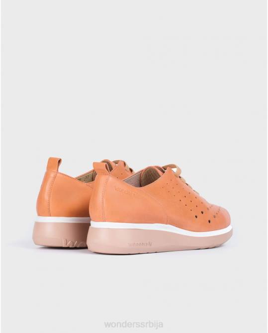 кожне патике од лососа са еластичним детаљима Жене Wonders 2NZV422 обућа