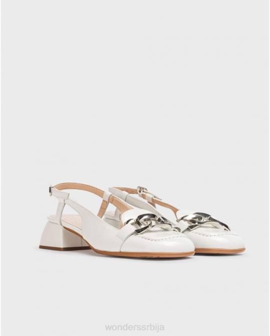 сиво беле максине сандале Жене Wonders 2NZV103 обућа