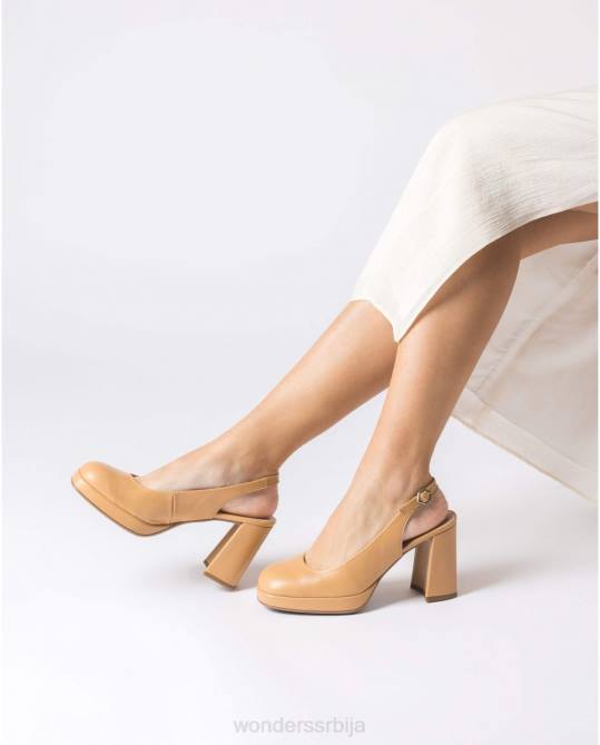 пешчана црна лекси ципела Жене Wonders 2NZV107 обућа