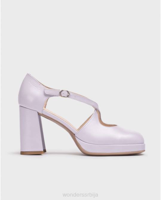 лекси ципела црне боје лаванде Жене Wonders 2NZV113 обућа