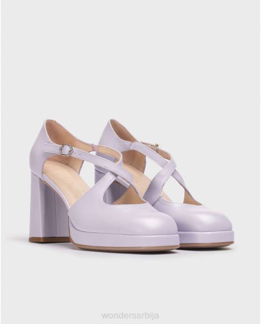 лекси ципела црне боје лаванде Жене Wonders 2NZV113 обућа