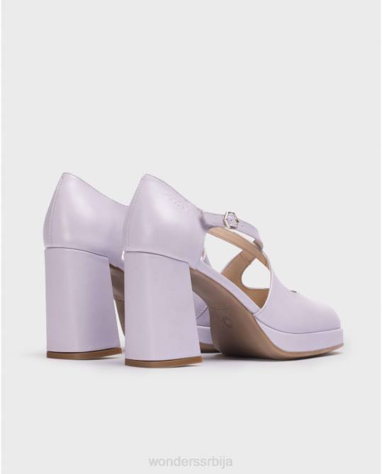 лекси ципела црне боје лаванде Жене Wonders 2NZV113 обућа