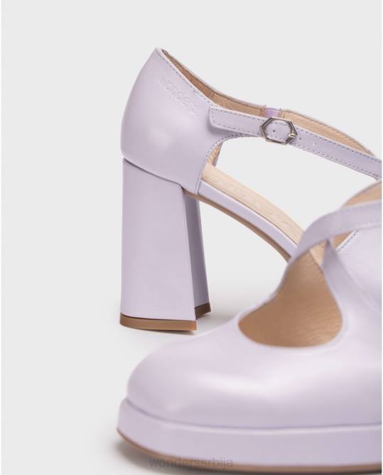 лекси ципела црне боје лаванде Жене Wonders 2NZV113 обућа