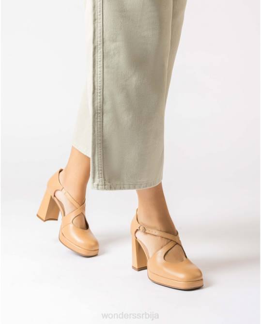 пешчана црна лекси ципела Жене Wonders 2NZV114 обућа