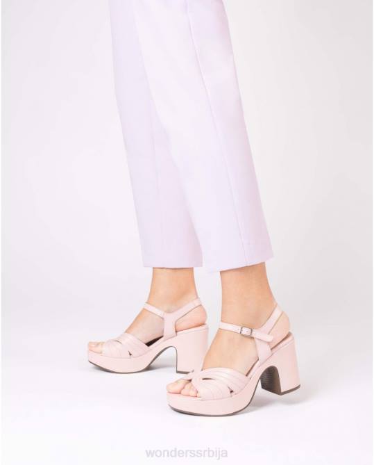 роса црне леки сандале Жене Wonders 2NZV118 обућа