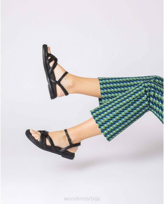 црна црна елса сандале Жене Wonders 2NZV122 обућа