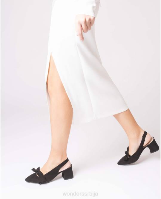 црна црна лекси ципела Жене Wonders 2NZV136 обућа