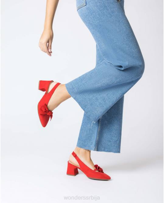 ројо црна лекси ципела Жене Wonders 2NZV137 обућа