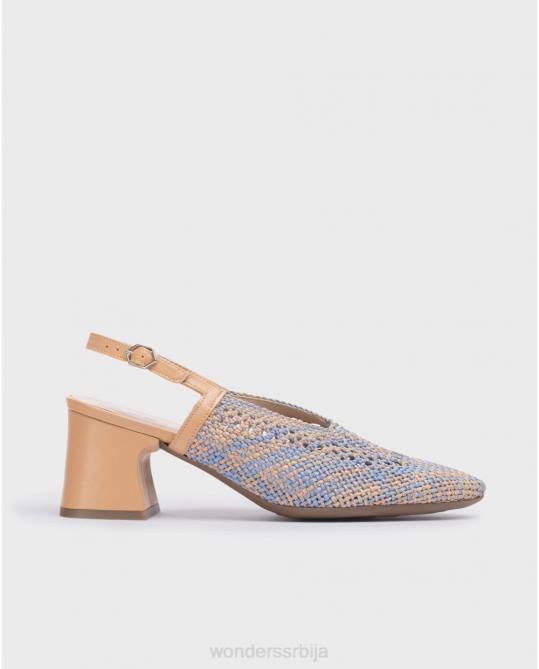 плава/пешчано црна лекси ципела Жене Wonders 2NZV143 обућа