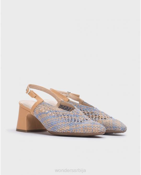 плава/пешчано црна лекси ципела Жене Wonders 2NZV143 обућа