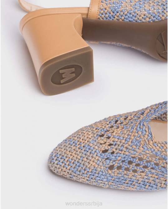 плава/пешчано црна лекси ципела Жене Wonders 2NZV143 обућа