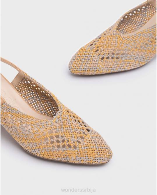 већина/песак црна лекси ципела Жене Wonders 2NZV144 обућа