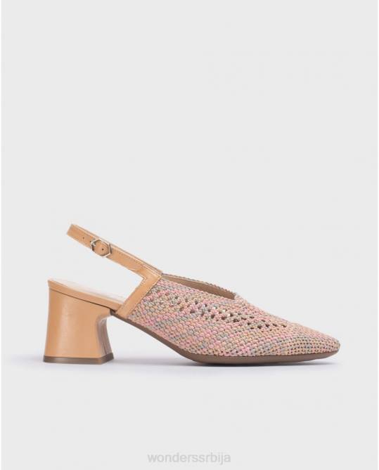 роса/пешчана црна лекси ципела Жене Wonders 2NZV145 обућа