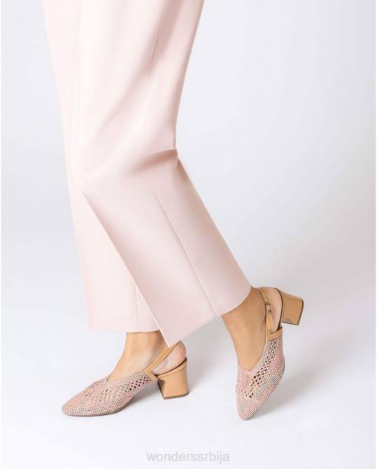 роса/пешчана црна лекси ципела Жене Wonders 2NZV145 обућа