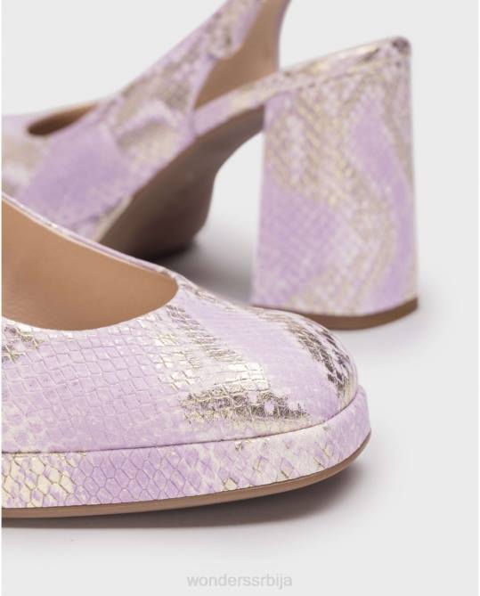 лекси ципела црне боје лаванде Жене Wonders 2NZV14 обућа