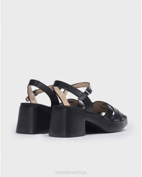 црна сандала из џорџине Жене Wonders 2NZV163 обућа