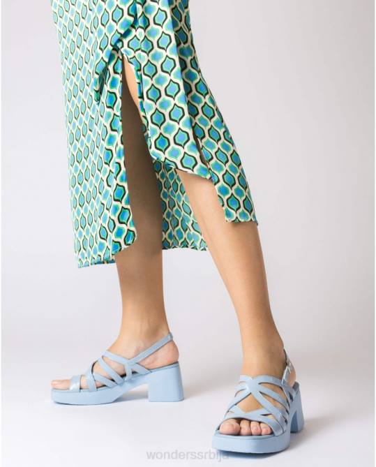 плаве лорето сандале Жене Wonders 2NZV165 обућа