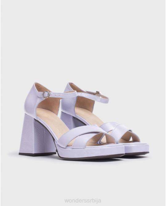 лаванда црна јулија сандала Жене Wonders 2NZV16 обућа