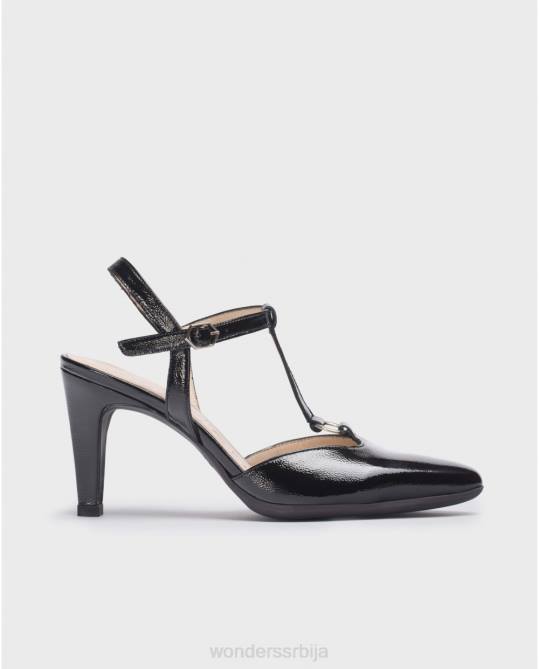 црна црна лекси ципела Жене Wonders 2NZV182 обућа