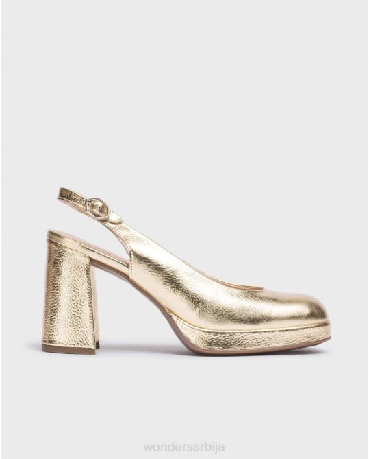 златна металик лекси ципела Жене Wonders 2NZV193 обућа