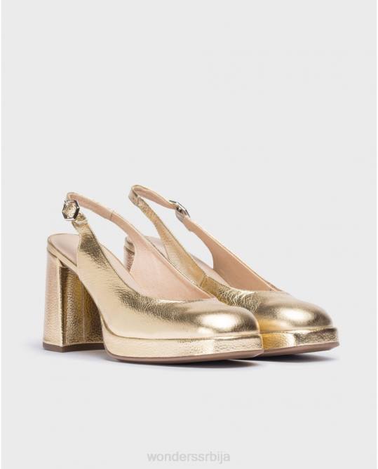 златна металик лекси ципела Жене Wonders 2NZV193 обућа