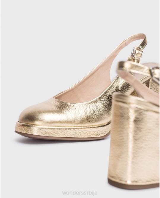 златна металик лекси ципела Жене Wonders 2NZV193 обућа