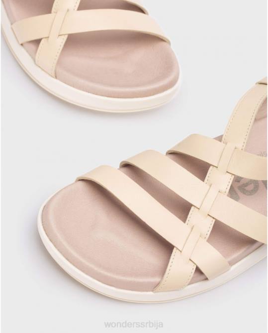 природне беж тони сандале Жене Wonders 2NZV19 обућа