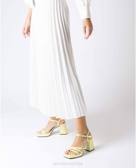 лима лимета зелена љубав сандала Жене Wonders 2NZV1 обућа