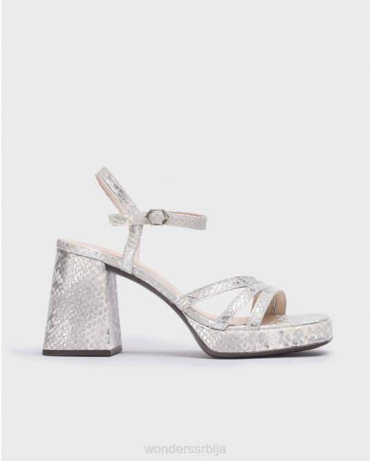 плата сребрна љубавна сандала Жене Wonders 2NZV2 обућа