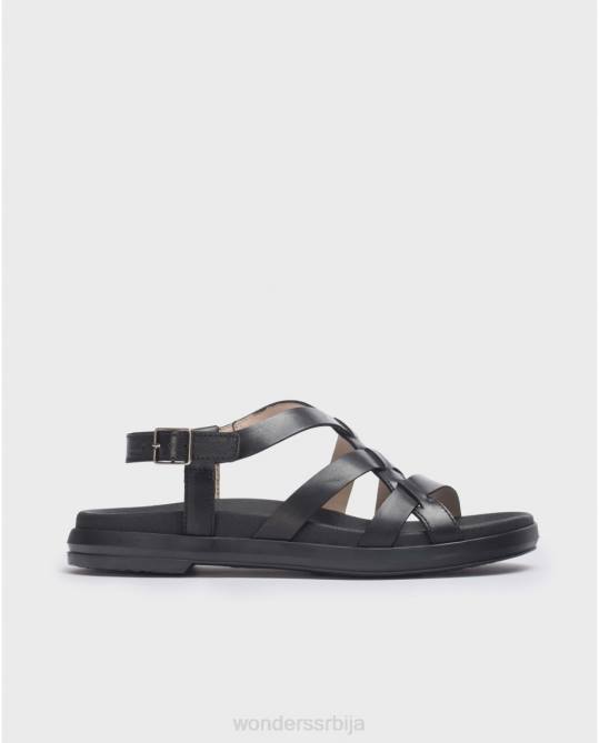 црна тони сандала Жене Wonders 2NZV20 обућа