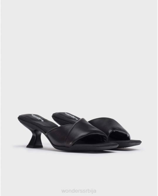 црне мазге црног сјаја Жене Wonders 2NZV205 обућа