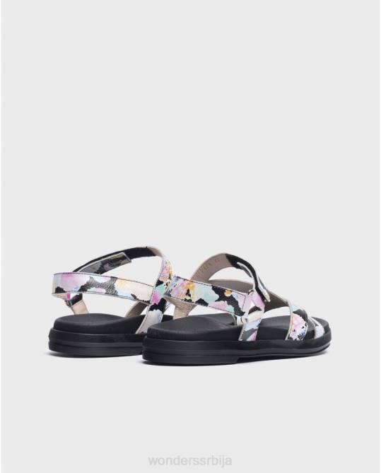 црна тони сандала Жене Wonders 2NZV207 обућа