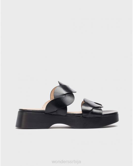 црна црна мауи сандале Жене Wonders 2NZV208 обућа