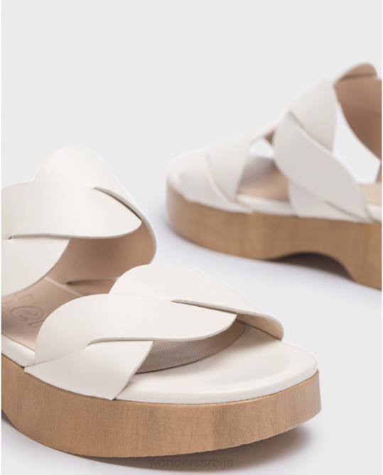 беле мауи сандале Жене Wonders 2NZV209 обућа