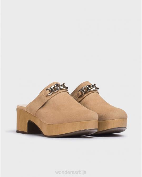 пешчано браон диван кломпе Жене Wonders 2NZV213 обућа