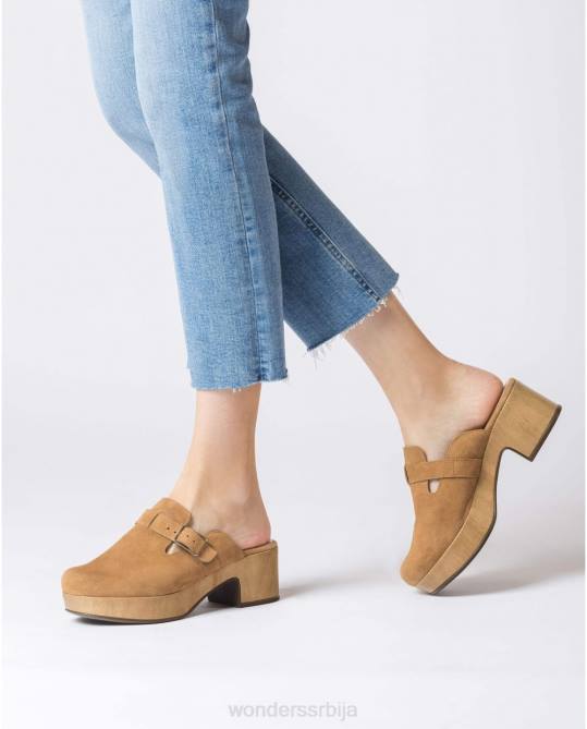 песка браон мара кломпе Жене Wonders 2NZV214 обућа