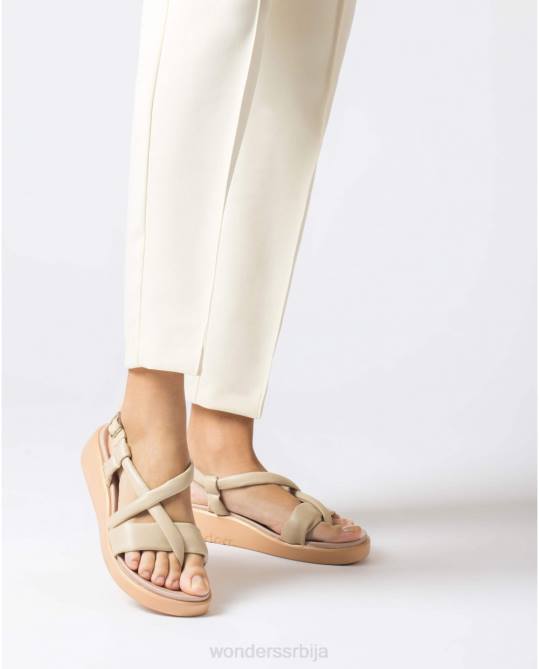 сандале од природне цеви Жене Wonders 2NZV21 обућа