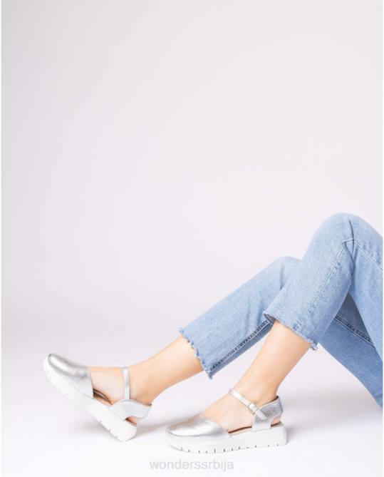плата сребрна баби ципела Жене Wonders 2NZV230 обућа