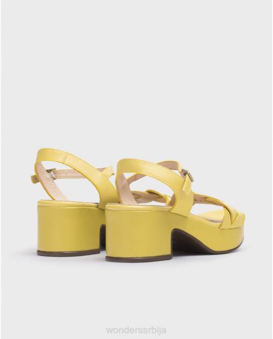 лима жута луна сандала Жене Wonders 2NZV243 обућа