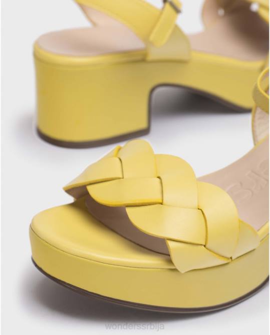 лима жута луна сандала Жене Wonders 2NZV243 обућа