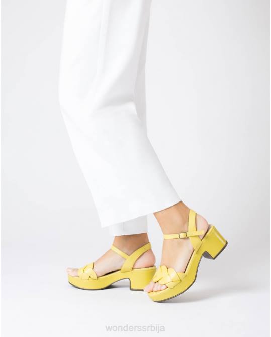 лима жута луна сандала Жене Wonders 2NZV243 обућа