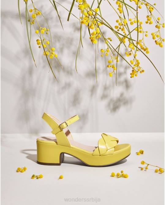лима жута луна сандала Жене Wonders 2NZV243 обућа