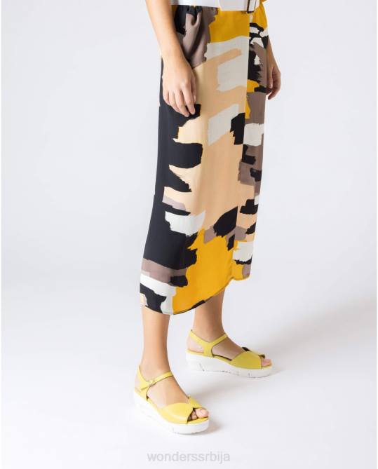 лима жуте сандале Жене Wonders 2NZV251 обућа