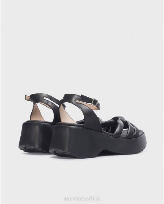 негро блацквега сандале Жене Wonders 2NZV255 обућа